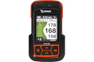 Izzo Golf Swami Ace Handheld Golf GPS Rangefinder - Orange