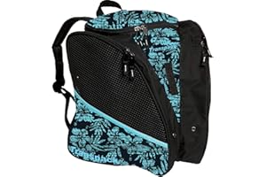 TRANSPACK Ice Backpack for Snow, Skiing and Skating (Tiki Floral)