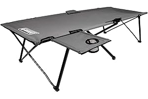 Coleman Cuna de camping con mesa auxiliar | Pack Away Cuna plegable con mesa y soporte para tazas