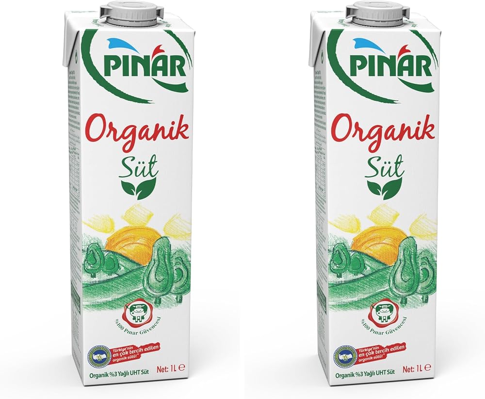 PINAR SÜT ORGANİK 1L 2li paket