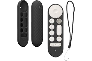 kwmobile Fodral kompatibelt med Google TV Streamer 4K fodral - halkfritt silikonfodral för fjärrkontroll i