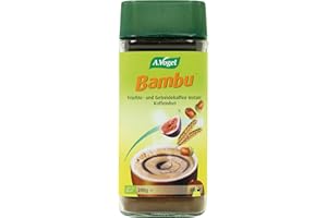 A. VOGEL - Bambu - Substitut de Café Instantané Bio - 100 % Naturel - Sans Caféine - À base de Céréales Torréfiées - À Boire Chaud ou Froid - 200 g = env. 130 Tasses