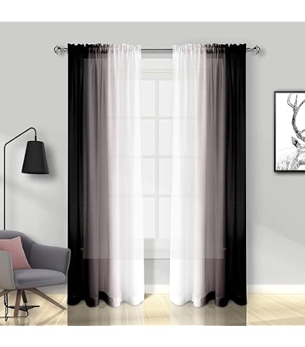 Gardinenbox Set di 2 tende trasparenti Uni, 225 x 140 cm (altezza x larghezza), lilla, con occhielli, chiusura a nastro, per soggiorno, 20332- cn2