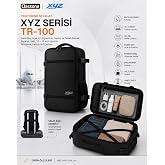Classone XYZ Serisi TR-100 Kabin Boy,U&ccedil;ak İ&ccedil;i, Ergonomik, Laptop ve Tablet B&ouml;lmeli, Seyahat, Valiz, 15-18 inch Uyumlu Noteboo