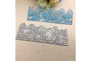 Gowxs Fustelle a onde oceaniche per la creazione di biglietti, stencil natalizi per fai da te, album fotografici, goffratura decorativa, per la creazione di biglietti