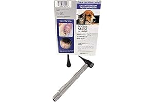 Dr Mom Otoscopes LED Veterinary Otoscope, Black Plastic, 4X Optical Quality Lens, LED Light Source, Reusable Specula, Adult, Indoor, Office, CHAIR