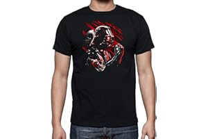 THE FAN TEE Camiseta de Hombre Star Wars R2D2 C2PO Dark Vader Han Solo Leia Estrella