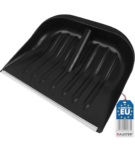 Lot De 3 Pelles à Neige Aluminium Durable | Lame Large 29 X 50 Cm | Avec Manche Bois | Neige, Grains, Sciure, Charbon, Céréales Et Autres Matériaux Légers | Kibros 5200B050x3