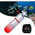 ORCATORCH SD01 Mini Strobe Signal Light Scuba Dive Beacon Diving Night Dive LED Marker Flashy Safety Lamp Firefly Diving Light with AAA Battery, for 150M Underwater Diving (5 Colors Option) (Red)