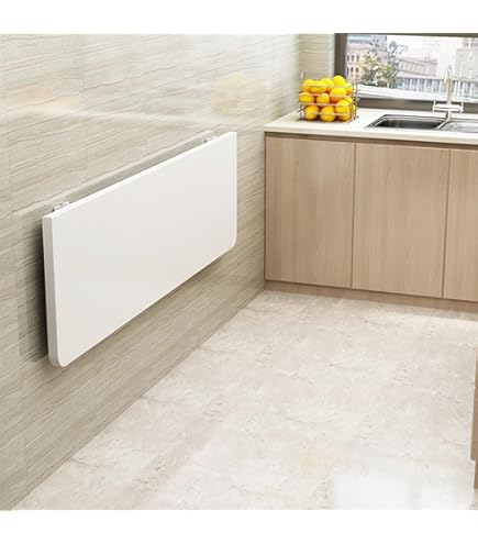 Mesa Plegable Montada En La Pared De 100 X 60 Cm, Escritorio Flotante Para Ahorrar Espacio, Estación De Trabajo Plegable Para Laptop, Estación De Trabajo Para Comedor, Estudio, Cocina, Balcón
