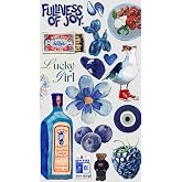 Ms Major Selection Lucky Girl Retro Laptop Tablet Telefon Ajanda Bullet Journal Motor Sticker -Suya Dayanıklı Etiket