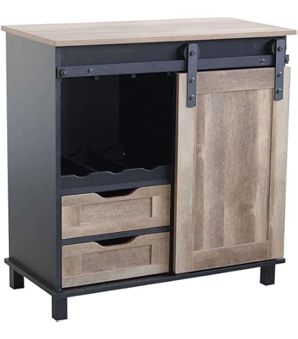 Milani Home - madia in legno e metallo per salotto soggiorno cucina di design industrial cm 128x38x79 h - Marrone | Leroy Merlin
