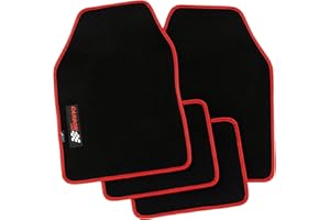 ‎PETEX PETEX Carbon Autoteppich Universal 4-teilig rot