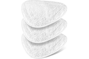 Tozeivo 3 Stück für Vileda Dampfreiniger Ersatzkappen, Passgenau für Vileda Steam Dampfreiniger Ersatzkappen und Vileda Steam PLUS Dampfreiniger, Vileda Bodenwischer Ersatzbezug Wiederverwendbar