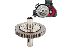 Metal Steel 57T 0.8Mod Slipper Set Slipper Clutch Spur Gear för Arrma 1/10 Granit för Typhon 1/8 RC Car, Metal Steel Slipper