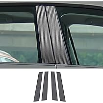 B-Säule Aufkleber Schwarz Für Seat Alhambra 2011-2020 - Wasserdichte Fensterleisten