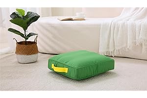 MolynnChic Large Floor Pillow Meditation Cushion Square Floor Cushions for Adults,Premium Thick Outdoor Cushions Seat,Yoga Pillows Sitting Pillow 45cm