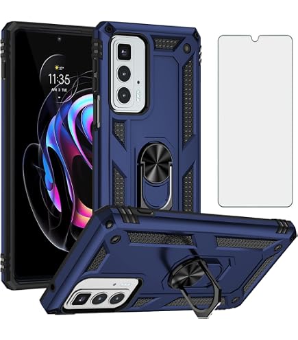 XINNI Cover per Motorola Edge 20 5G, Protezione Schermo Integrata 360 Gradi Antiurto Custodia, Rugged Doppia Faccia Bumper Trasparente Full Guscio Fronte Retro Case, Cristallo