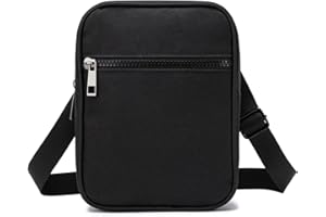 ANPTER Sac Bandoulière Femme Homme Petit Sacoche Bandouliere Crossbody Bag Sac à Dos Sac Porté épaule Casual Shoulder Messenger Bag Backpack pour Voyage,Randonnée et Sports D'extérieur(Noir Sacs Bandoulière)