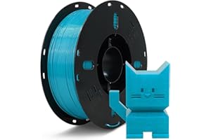 VOXELAB FilaBees PLA Filament 1.75mm Cyan, Max 500mm/s High Speed 3D Printer Filament, Upgraded Tangle-Free 3D Printing Filament ±0.02mm, Neatly Wound PLA, Fit Most FDM Printer,1KG(2.2lbs)