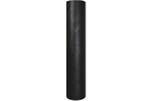 MUNTRADE Rollos Papel Camilla Polipropileno Negro 58 cm x 80 m | Papel de Camilla Precortado cada 40 cm (1 Rollo)