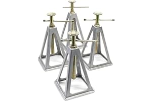 WILTEC Bastidores de aluminio para caravanas y remolques Bastidores de 4 piezas