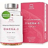 Omega 3 2000mg ad Alto Dosaggio - Olio di Pesce Omega 3 Capsule - Integratore Omega 3 1000mg EPA 500mg DHA per dose giornalie