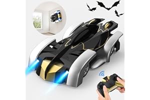 Sootouo Macchina Telecomandata per Bambini, Macchina Che va Sui Muri Ricaricabili con Luce Led Auto RC Drift Car Bat Giocattoli, Giochi Bambino 3 4 5 6 7 8 9 10 Anni Maschio Regalo Natale Compleanno