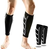 Gambaletti di Compressione Maniche a Compressione per Polpacci Protezione Muscolare Fasce Sportive Protezione Solare Antisciv