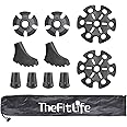 TheFitLife Nordic Walking Rubber Tips - A Full Set Replacement Caps End… (Full Set)