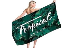 ‎KOMICEA Komicea Strandtuch Mikrofaser Handtuch, Mikrofaser Handtücher Damen Mädchen Badetuch, Groß Strandtuch XXL Schnelltrocknend Ultra Leicht für Camping Sport Reise Strand Sauna (160x80cm)