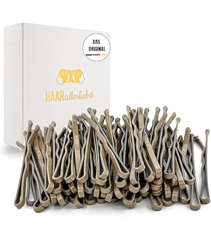 Bobby Pins gold (glitzernd | 50 Stück | 5cm Bobby Pins gold (glitzernd | 50 Stück | 5cm