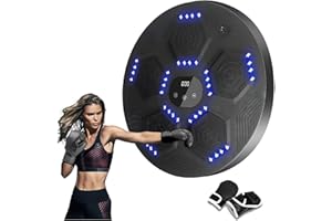 Cunsieun Équipement d'entraînement de boxe mural électronique intelligent, pour exercices à domicile/soulagement du stress, coordination œil-main