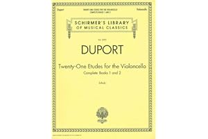 Jean-louis duport: 21 etudes for the violoncello - complete books 1 and 2