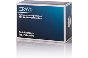 Wunschkapsel EPA70 (75 Kapseln)| hochdosiertes EPA, 500 mg pro Kapsel | Eicosapentaensäure (Omega-3 Fettsäure), hochkonzentriert (70%) | Qualität aus Deutschland