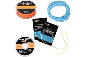 ANGLER DREAM AnglerDream WF Fly Fishing Line Kit 1 2 3 4 5 6 7 8 9WT Fly Fishing Line Leader Braided Backing Fish Line