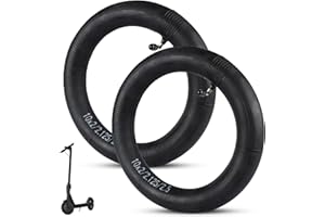 ANSENI 2 Chambres à Air Renforcées 10 Pouces(10x2,10x2.125,10x25) Caméra Grossière pour Trottinette Électrique ou Scooter (Valve 90°)