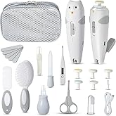 Lictin Baby Healthcare and Grooming Kit, 26 in 1 Rechargeable Baby Nail Trimmer Electric Set,Safe Baby Nail File with Auto Li