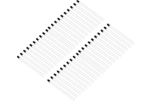 PATIKIL NTC Termistori Resistori, 100pz 10K Ohm MF52-103 5% Precisione Alto Sensibilità Corrente Limitatore Temperature Sensore per Misurazione Temperature Nero