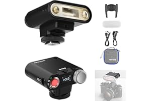 NEEWER Z160 Flash Cámara, 22Ws GN14 6000±200K CCT Speedlite, Modo A/M 1/1-1/128 Potencia, 7,2V/110 mAh Batería, 650 Luz Potencia Completa, 1,5s Reciclaje, Compatible con Canon Nikon Sony Fuji Olympus