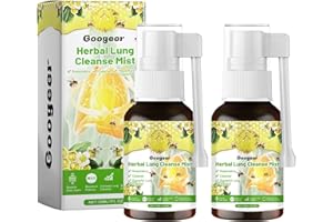 SNONESIY 2 Stück Qartel Lungenreinigungsspray,30ml Lung Cleansing Spray,Lungenreinigung,Tragbarkeit Lungenreinigungsspray Qartel,Herbal Lung Spray Geeignet Zum Entfernen Reinigen und Atmen