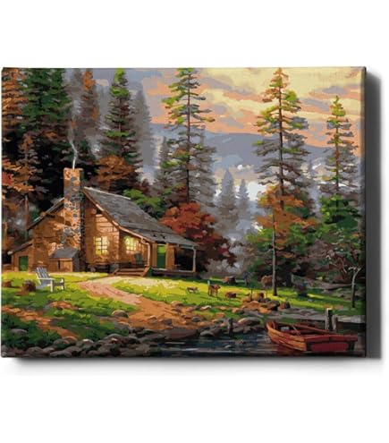 Oh Art! Malen Nach Zahlen Set 'Delicate Flowers' 40x50cm - DIY Leinwand