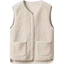 Teddy Fleece Weste Damen Ärmellos - Weiche Plüschweste Für Herbst Und Winter