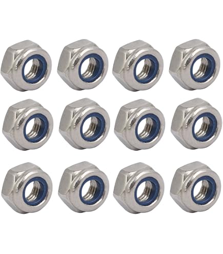 Écrous De Blocage à Gauche M6x1mm En Acier Inoxydable 304 - Lot De 8 Pièces - Neuf, Marque Uxcell