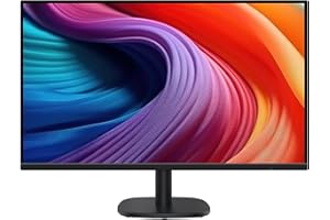 Amazon Basics Monitor da 27", FHD 1080p, massimo 100 Hz, compatibile con VESA, altoparlanti integrati, Nero