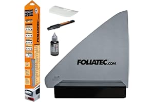 ‎FOLIATEC FOLIATEC Scheibentönungsfolie Tönungsfolie für Autoscheiben, BLACKNIGHT Reflex Light, 76 x 300 cm, mit ABG, 65% Verdunkelung