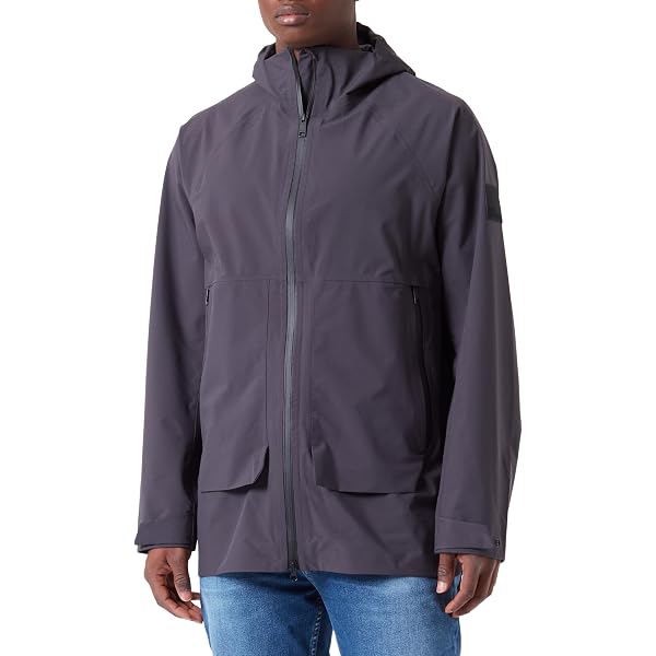 Camel Active Herren Blouson – Mit Kapuze, Mehreren Taschen & Markenlogo, Urbaner Outdoor-Style