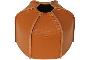 BORDSTRACT PU Leather Camping Paliwo Gazowe Osłona Kanistra Protector Pokrywa Zbiornika Paliwa Butla Z Gazem Przechowywanie Protector 230g/450g(230g)