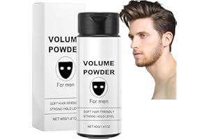 OUXING Volume Powder for Men,Texture Powder,Hair Styling Powder,Instantly Adds Texture & Volume,Volumising Styling Powder,Ha-ir Po-wder,Leave-In Texture Po-wder,Hai-r Powd-er Men Styling,Mens Hai-r Powd-er