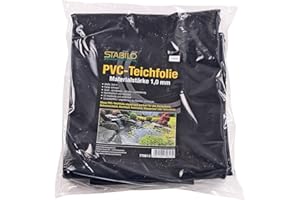 STABILO BEFESTIGUNGSTECHNIK PVC Teichfolie 1,0mm - 3x4m | Folie UV- und witterungsbeständig